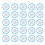 1500Pcs Blue Plastic Push Pins for Wall Hangings and Cork Boards 9