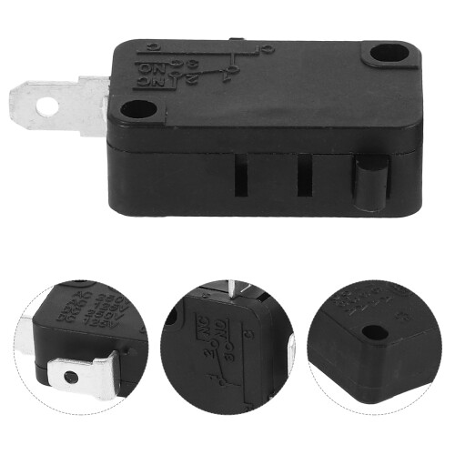 8Pcs Black Microwave Oven Door Switch Replacement Part for Home Use 2