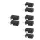 8Pcs Black Microwave Oven Door Switch Replacement Part for Home Use 8