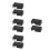 8Pcs Black Microwave Oven Door Switch Replacement Part for Home Use 9