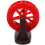 5Pcs Red Plastic Fountain Replacement Wheels for Small Pond Decor 2