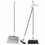 2Sets Compact Foldable Broom and Dustpan Set Sturdy Plastic Home Use 5