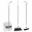 2Sets Compact Foldable Broom and Dustpan Set Sturdy Plastic Home Use 7