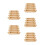 20Pièces Petits Modèles De Voiliers En Bois Khaki Décor Compact 4