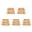20Pièces Petits Modèles De Voiliers En Bois Khaki Décor Compact 5