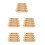20Pièces Petits Modèles De Voiliers En Bois Khaki Décor Compact 6
