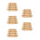 20Pièces Petits Modèles De Voiliers En Bois Khaki Décor Compact 7