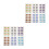 Autocollants Yeux Temporaire Gradient 4