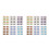 Autocollants Yeux Temporaire Gradient 6
