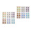 Autocollants Yeux Temporaire Gradient 7