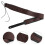 2Pcs Durable Dark Red PU Bass and Guitar Strap for Instruments 3