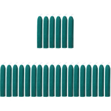 24Pcs Natural Wax Sealing Sticks Dark Green for Home Crafts Envelopes