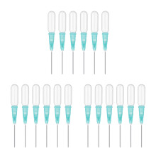 18Pcs Mini Plastic Pipettes for Accurate Oil and Perfume Dispensing