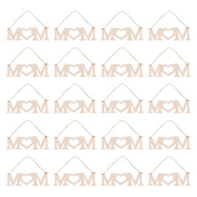 20St Mom Hanging Ornamenten Onbewerkt DIY Creatief Khaki