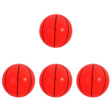 4Pcs Red PVC Basketball Ball for Children Outdoor Sports and Exercise