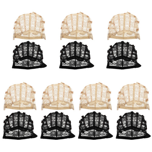14Pcs Adjustable Elastic Wig Hair Nets Multi-Functional Durable Caps 1