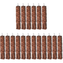18Pcs Multi-Functional Dark Brown Wax Stamping Sticks for DIY Crafts
