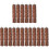 18Pcs Multi-Functional Dark Brown Wax Stamping Sticks for DIY Crafts 1