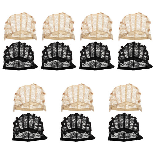 14Pcs Adjustable Elastic Wig Hair Nets Multi-Functional Durable Caps 2