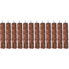 12Pcs Dark Brown Wax Stamping Sticks for Home & Wedding Seals