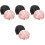 8Pcs Assorted Satin Sleeping Bonnets Comfortable Hair Caps for Women 3