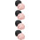 8Pcs Assorted Satin Sleeping Bonnets Comfortable Hair Caps for Women 8
