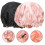 8Pcs Assorted Satin Sleeping Bonnets Comfortable Hair Caps for Women 9