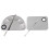 6Sets Stainless Steel Silver Makeup Foundation Mixing Pallet Set 2
