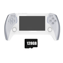 PROJECT X PRO Handheld Video Game Console 128G+20000 Games 4.3-Inch Display 3D Stereo Sound Support 20+Simulators C