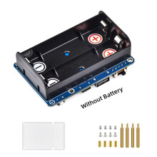 Per Raspberry Pi 3 3B 4B UPS HAT Supporto Batteria Li 21700 5V Alimentatore Ininterrotto Connettore Pogo Pins