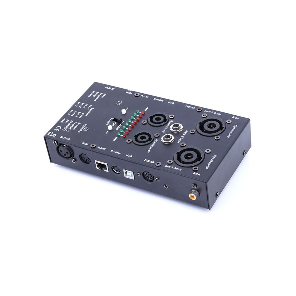 Multi-Function Cable Tester Audio Tester Xlr Signal Cable Tester Network -Off Measurement Cable Test Box Black 6033966924039
