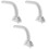 3Pièces Fixation Antenne Pour Toit Et Mur En Acier Inoxydable 5