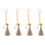 4Pièces Bois Beige Suspendue Pour Décor 5