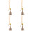 4Pièces Bois Beige Suspendue Pour Décor 6