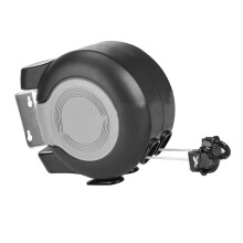 Heavy Duty Indoor Outdoor Retractable Clothesline 30m Black Gray
