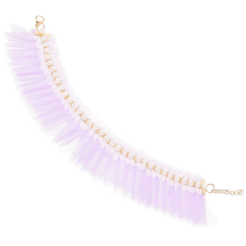 5Pièces Colliers Ajustables Violet Style Élégant 1