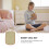 4Pièces Coussin Refroidissant Hamster Respirant Confortable 11