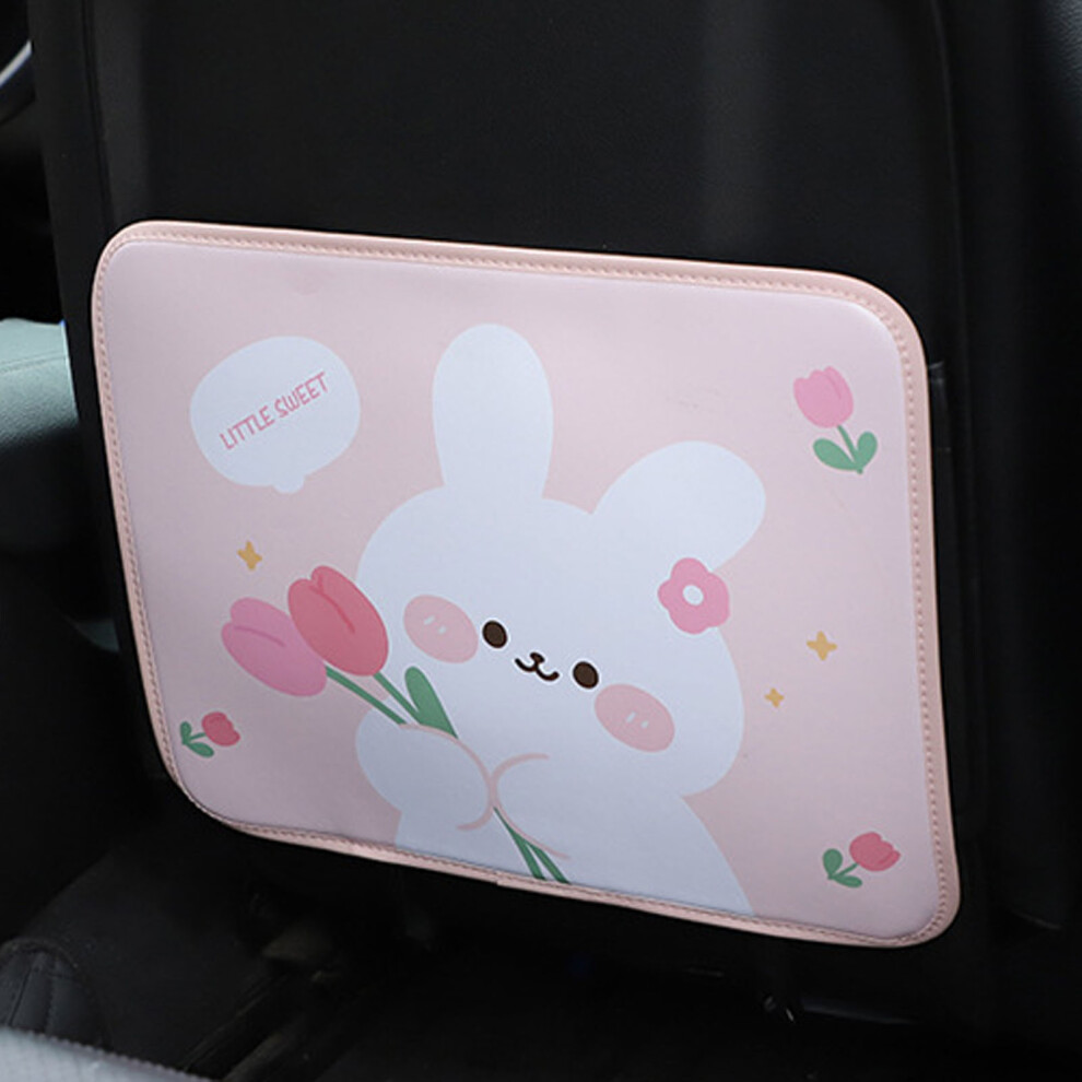 Dust-Resistant Pu Leather Car Back Seat Kick Pad Protector, Large Size 4601386946980