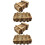 4Pièces Coffrets Puzzle Bois Marron Intellectuel Enfant 6
