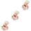 3Pièces Porte-Prises Adhésifs Multi-Usage Cuisine Chef Perçage 6