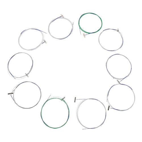 2Sets Durable Metal Music Wire Strings for Guzheng Assorted Color Kit 1