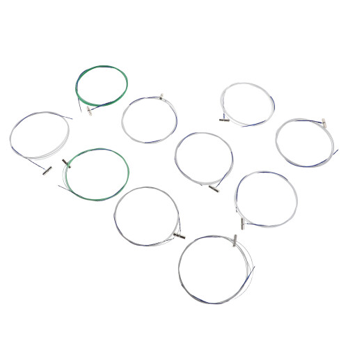 2Sets Durable Metal Music Wire Strings for Guzheng Assorted Color Kit 2