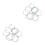 2Sets Durable Metal Music Wire Strings for Guzheng Assorted Color Kit 5