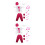 2Ensembles Costume Infirmière 18 Rose Accessoires De Jeu 8
