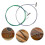 2Sets Durable Metal Music Wire Strings for Guzheng Assorted Color Kit 10