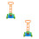 2Stk Robuste Bubble Mower Mit Realistischem Sound Und Buntem Design 4
