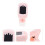 2Pcs Portable Pink ABS Guitar Tuner Clip Durable Multi-Instrument Tool 3