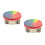 2Stk Regenbogen Percussion Tamburin Handtrommeln Für Kinder 6