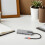 Laptop Dockingstation USB C Aluminium Mehrfachanschluss Dock 6