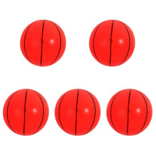 5Pièces Ballon De Basketball PVC Rouge Jeu Enfants Extérieur